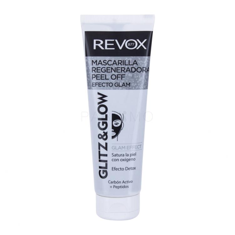 Revox Glitz &amp; Glow Black Regenerating Maska za obraz za ženske 80 ml