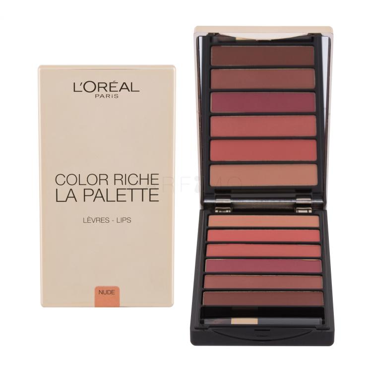 L&#039;Oréal Paris Color Riche La Palette Šminka za ženske 6 g Odtenek Nude