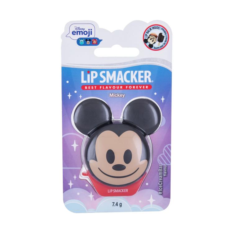 Lip Smacker Disney Emoji Mickey Balzam za ustnice za otroke 7,4 g Odtenek Ice Cream Bar