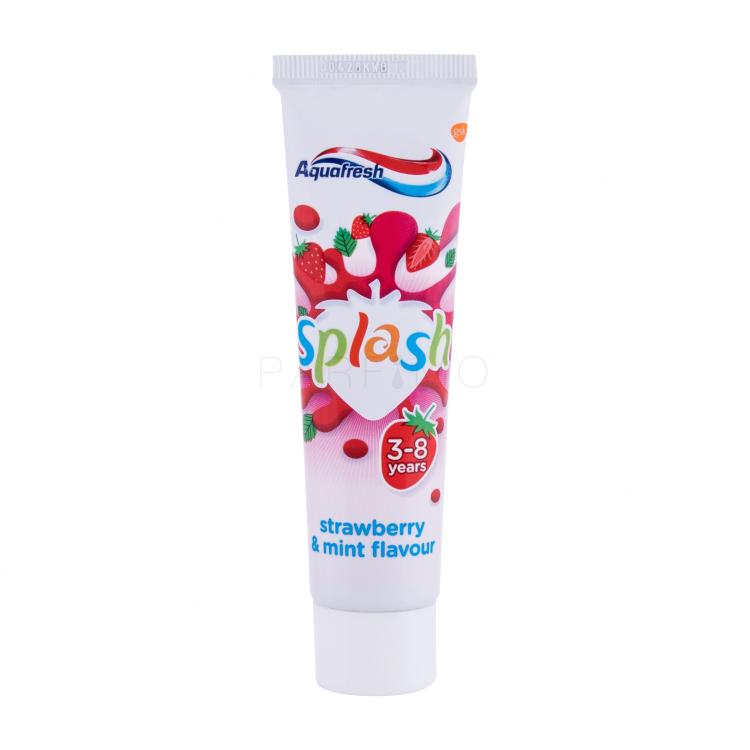 Aquafresh Splash Strawberry Zobna pasta za otroke 50 ml