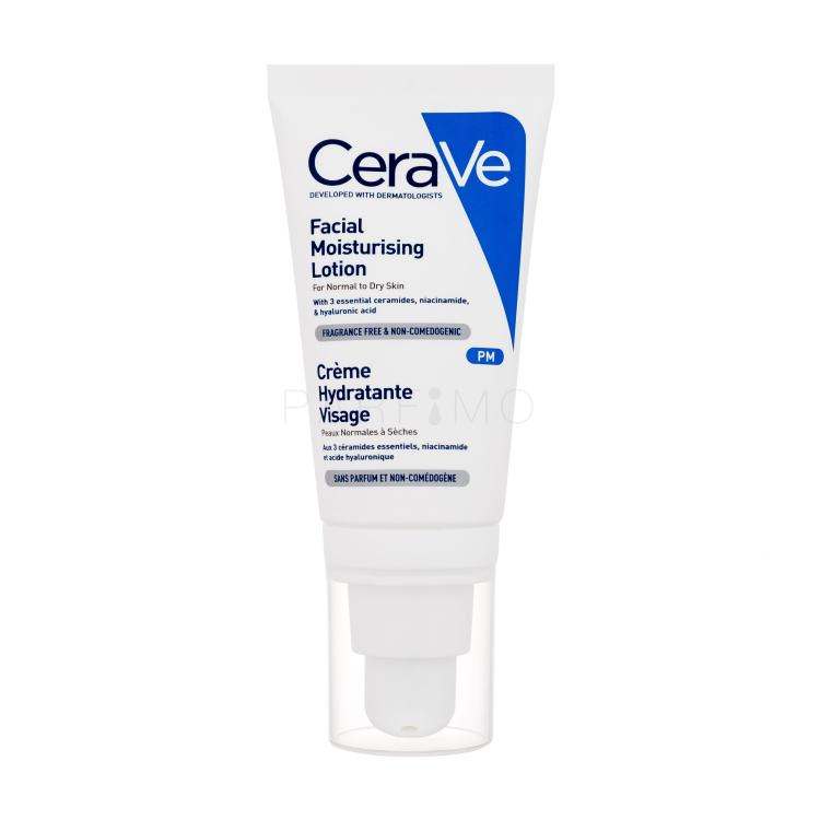 CeraVe Moisturizing Facial Lotion Nočna krema za obraz za ženske 52 ml