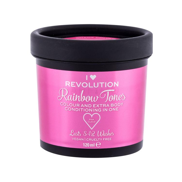 I Heart Revolution Rainbow Tones Barva za lase za ženske 120 ml Odtenek Pink Cloud