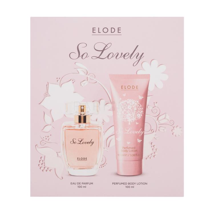 ELODE So Lovely Darilni set parfumska voda 100 ml + losjon za telo 100 ml poškodovana škatla