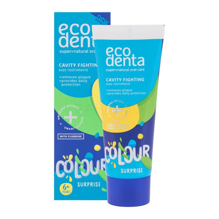 Ecodenta Toothpaste Cavity Fighting Zobna pasta za otroke 75 ml poškodovana škatla