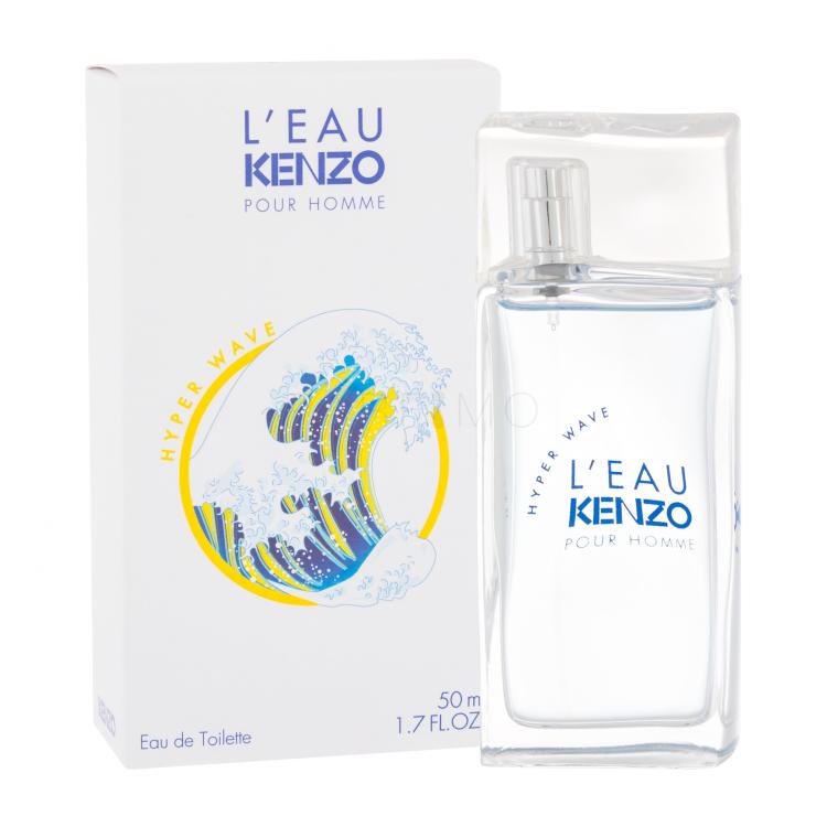 KENZO L´Eau Kenzo Pour Homme Hyper Wave Toaletna voda za moške 50 ml