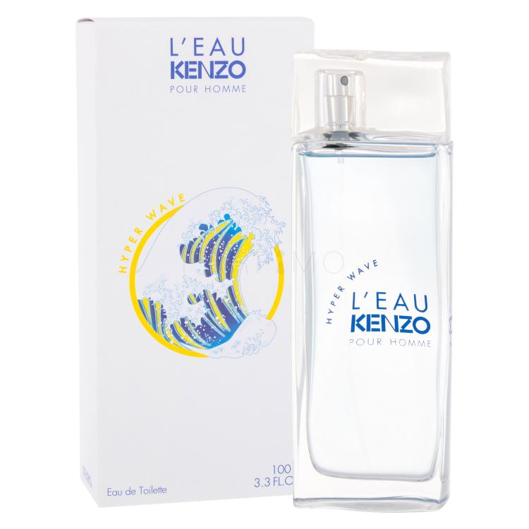 KENZO L´Eau Kenzo Pour Homme Hyper Wave Toaletna voda za moške 100 ml