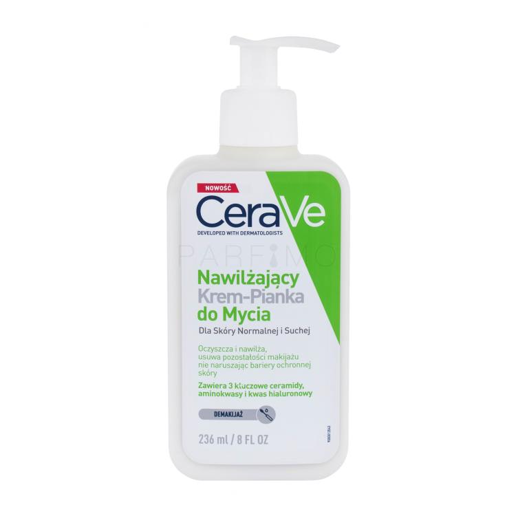CeraVe Facial Cleansers Hydrating Cream-to-Foam Čistilna krema za ženske 236 ml