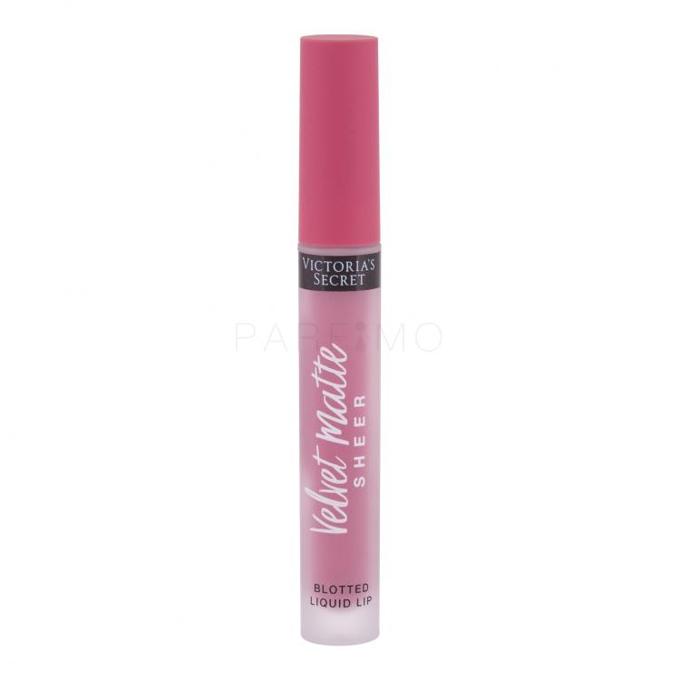 Victoria´s Secret Velvet Matte Sheer Blotted Liquid Lip Šminka za ženske 3,1 g Odtenek Skinny Dip