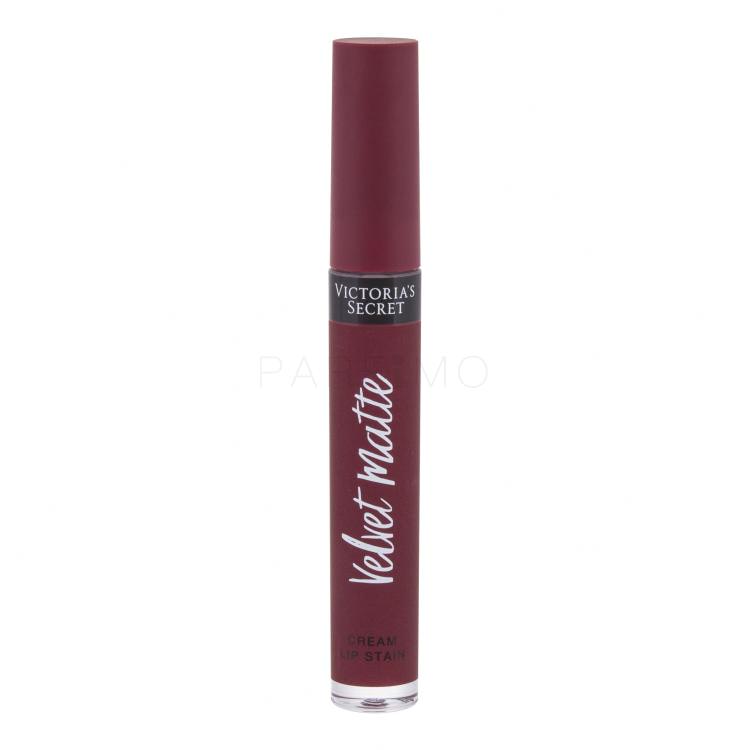Victoria´s Secret Velvet Matte Cream Lip Stain Šminka za ženske 3,1 g Odtenek Drama