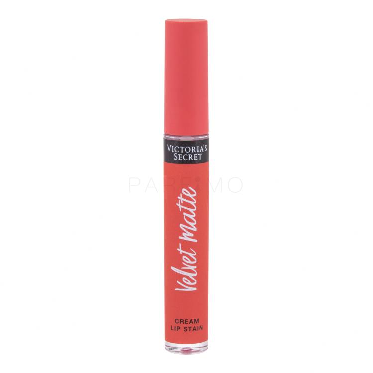 Victoria´s Secret Velvet Matte Cream Lip Stain Šminka za ženske 3,1 g Odtenek Tempting