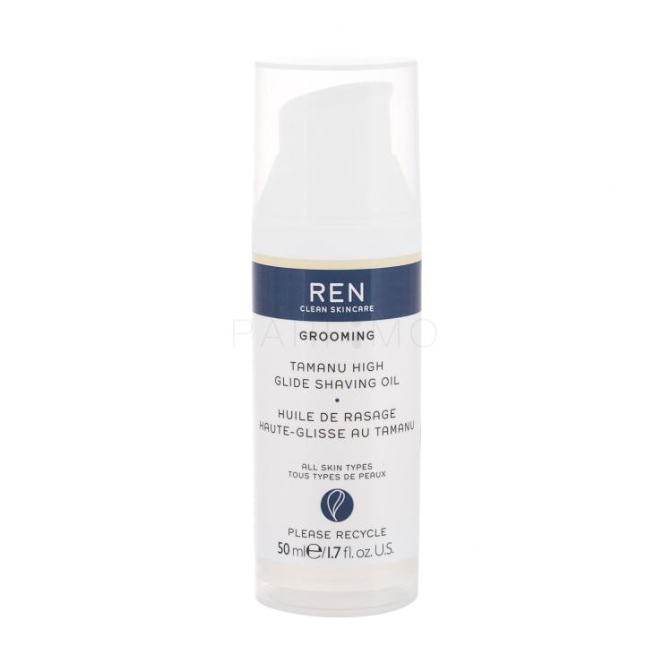 REN Clean Skincare Grooming Tamanu High Glide Shaving Oil Gel za britje za moške 50 ml tester