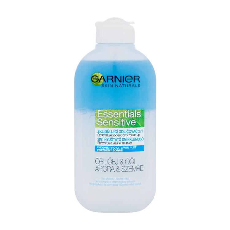 Garnier Essentials Sensitive 2in1 Odstranjevalec ličil za obraz za ženske 200 ml