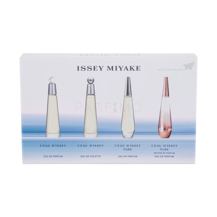 Issey Miyake L´Eau D´Issey Darilni set toaletna voda L´Eau D´Issey 3,5 ml + parfumska voda L´Eau D´Issey Pure Nectar de Parfum 3,5 ml + parfumska voda L´Eau D´Issey Pure 3,5 ml + parfumska voda L´Eau D´Issey 3,5 ml