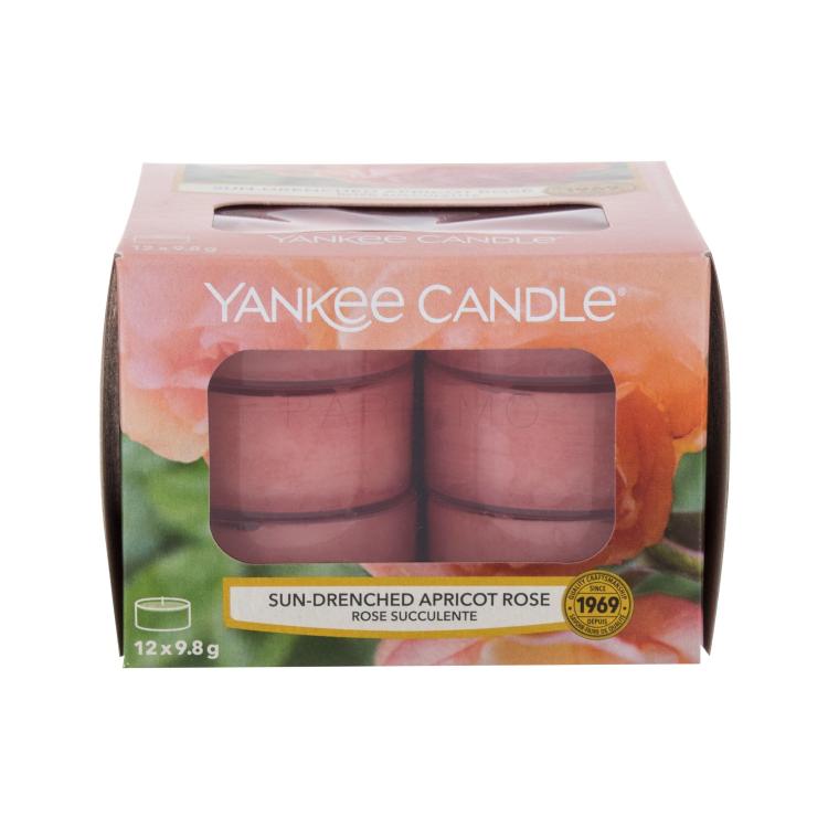 Yankee Candle Sun-Drenched Apricot Rose Dišeča svečka 117,6 g