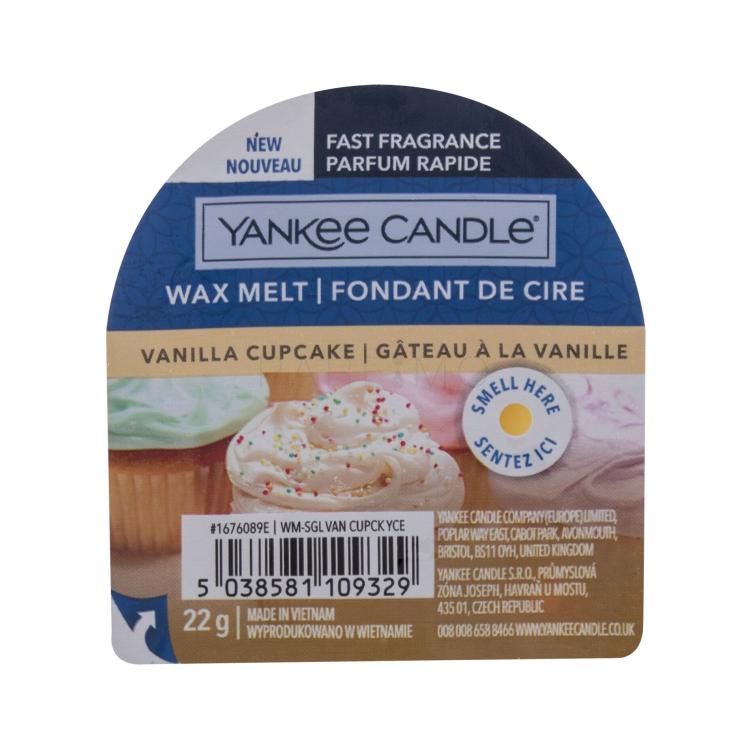 Yankee Candle Vanilla Cupcake Dišeči vosek 22 g