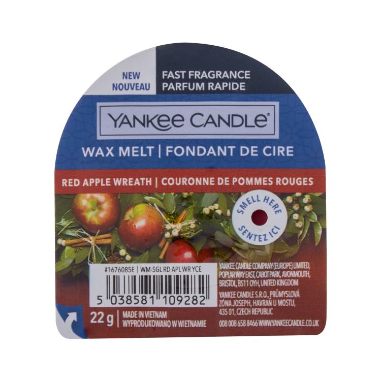 Yankee Candle Red Apple Wreath Dišeči vosek 22 g