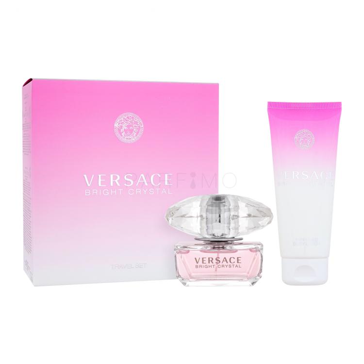 Versace Bright Crystal Darilni set toaletna voda 50ml + losjon za telo 100ml