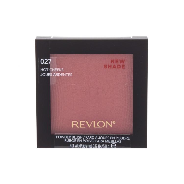 Revlon Powder Blush Rdečilo za obraz za ženske 5 g Odtenek 027 Hot Cheeks