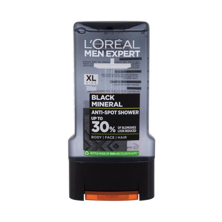 L&#039;Oréal Paris Men Expert Black Mineral Anti-Spot Gel za prhanje za moške 300 ml