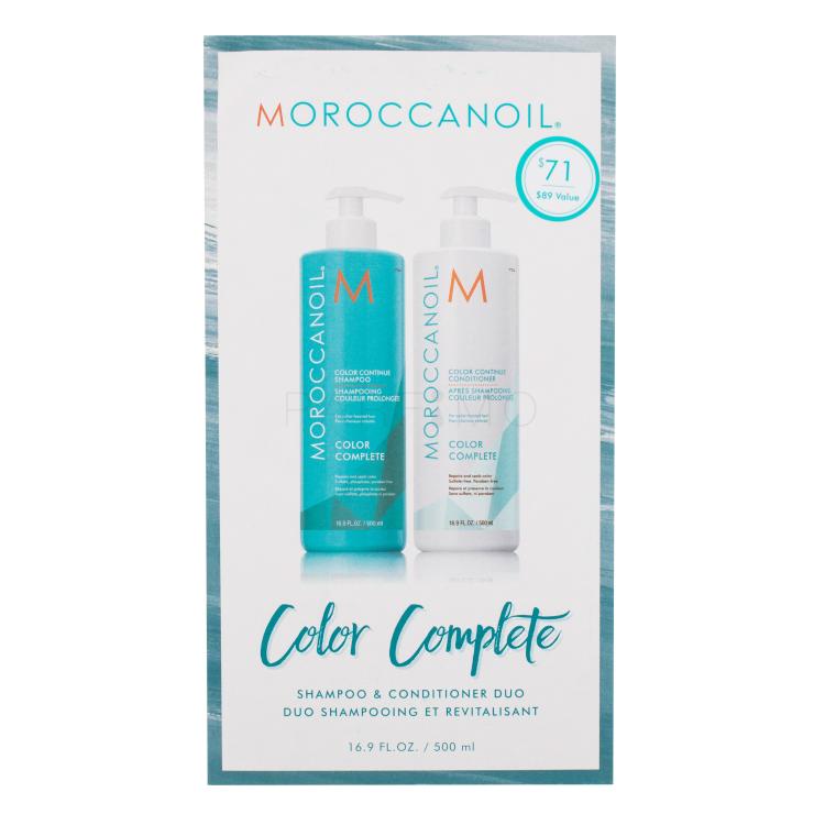 Moroccanoil Color Complete Darilni set šampon Color Complete 500 ml + balzam Color Complete 500 ml