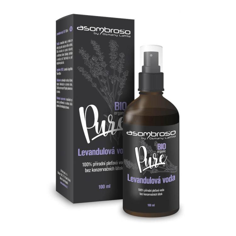 Asombroso Pure BIO Lavender Water Losjon in sprej za obraz za ženske 100 ml