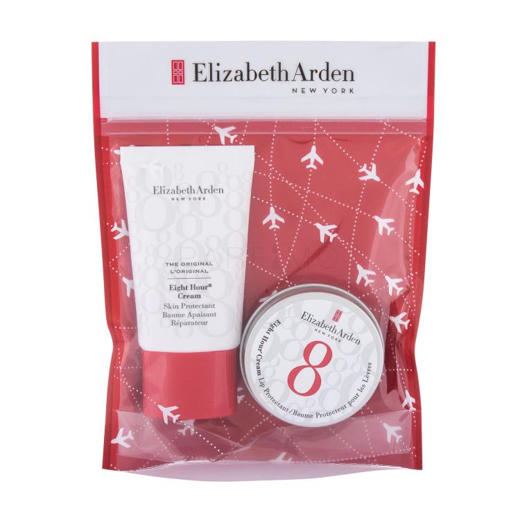 Elizabeth Arden Eight Hour Cream Skin Protectant Travel Set Darilni set balzam za telo Eight Hour Cream Skin Protectant 15 ml + balzam za ustnice Eight Hour Cream Lip Protectant 13 ml