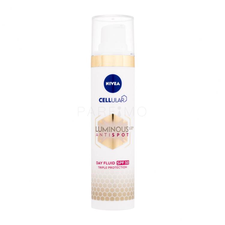 Nivea Luminous 630 Antispot SPF50 Dnevna krema za obraz za ženske 40 ml