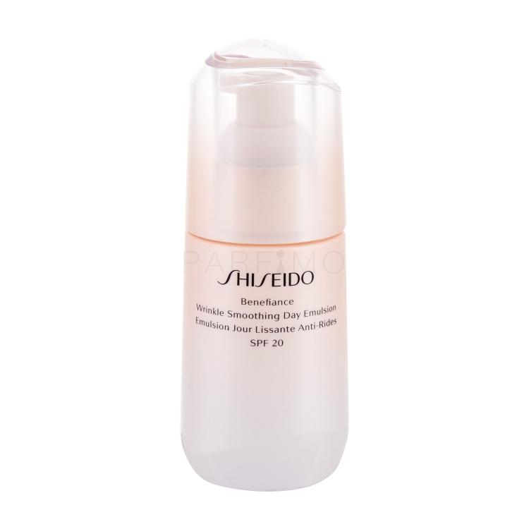 Shiseido Benefiance Wrinkle Smoothing Day Emulsion SPF20 Dnevna krema za obraz za ženske 75 ml tester