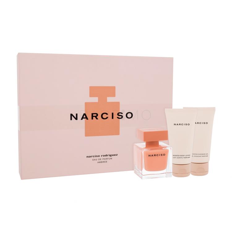 Narciso Rodriguez Narciso Ambrée Darilni set parfumska voda 50 ml + gel za prhanje 50 ml + losjon za telo 50 ml