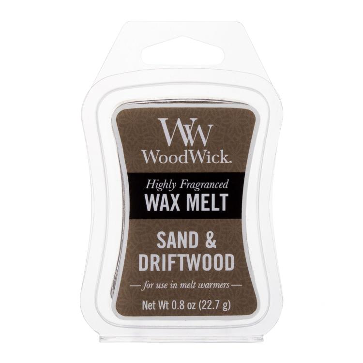 WoodWick Sand &amp; Driftwood Dišeči vosek 22,7 g