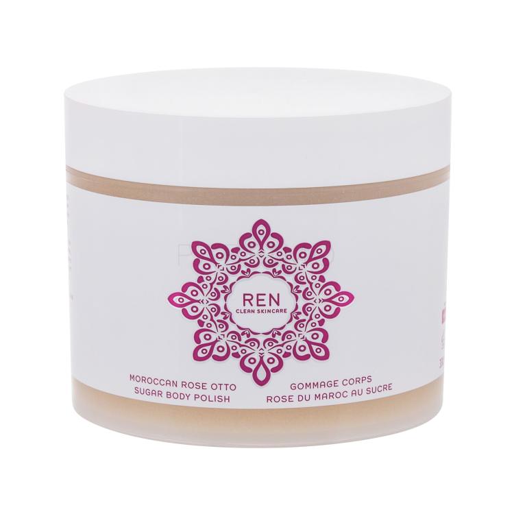 REN Clean Skincare Moroccan Rose Otto Sugar Body Polish Piling za telo za ženske 330 ml