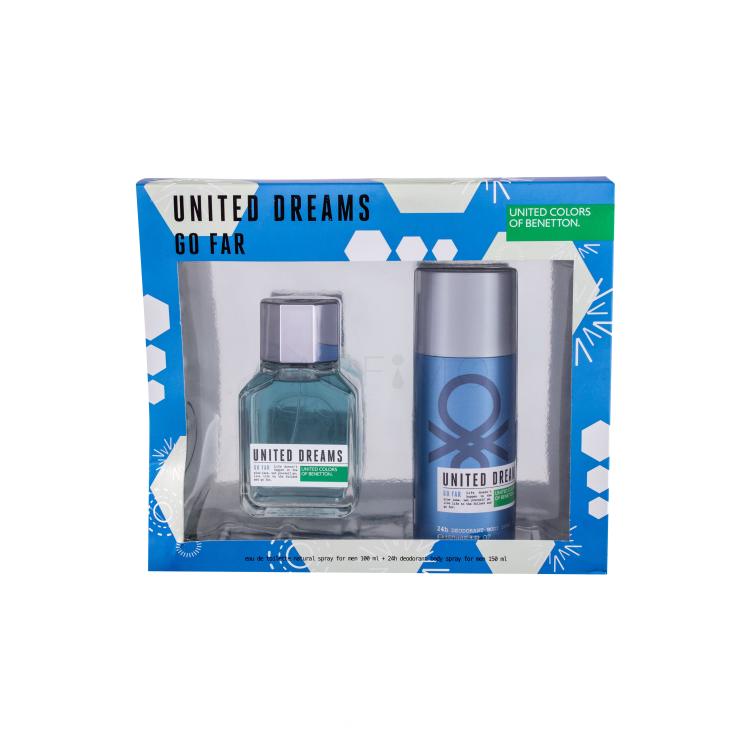 Benetton United Dreams Go Far Darilni set toaletna voda 100 ml + deodorant 150 ml