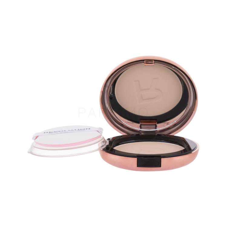 Makeup Revolution London Conceal &amp; Define Satin Matte Puder za ženske 7 g Odtenek P1