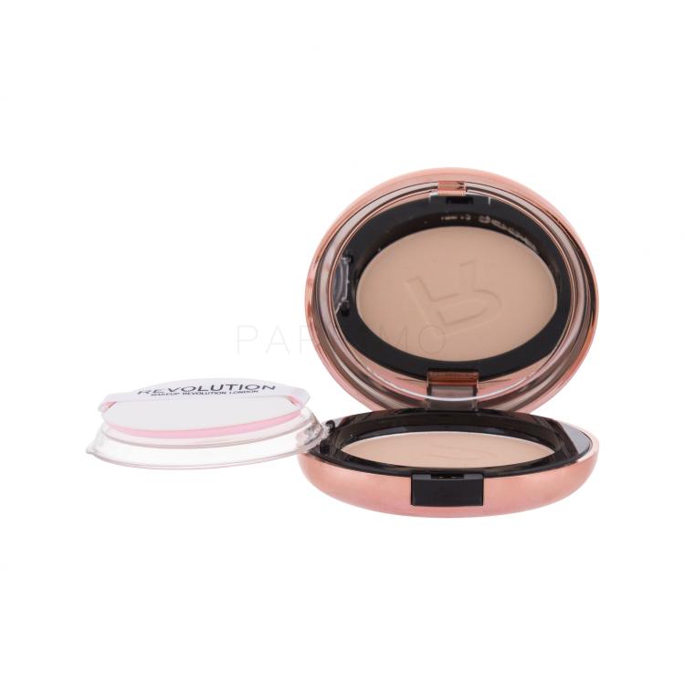 Makeup Revolution London Conceal &amp; Define Satin Matte Puder za ženske 7 g Odtenek P3