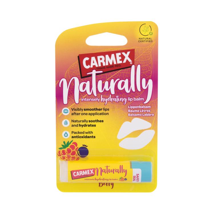 Carmex Naturally Berry Balzam za ustnice za ženske 4,25 g