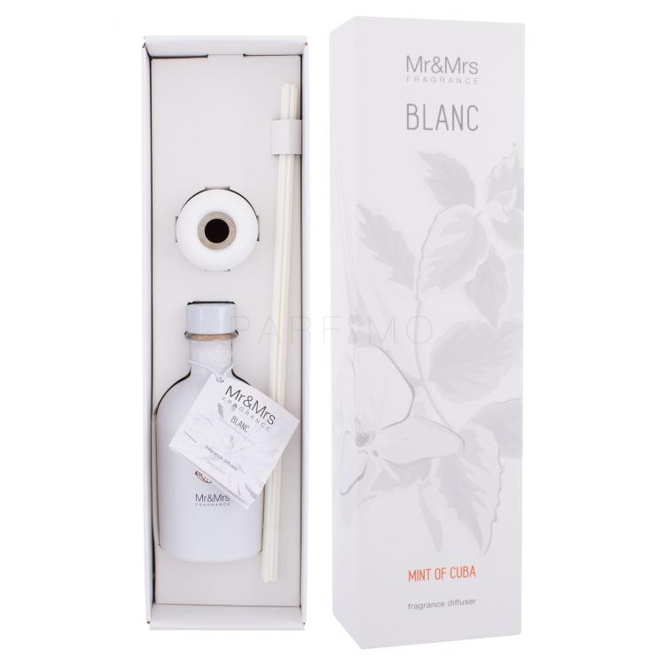 Mr&amp;Mrs Fragrance Blanc Mint Of Cuba Dišava za dom in difuzor 250 ml
