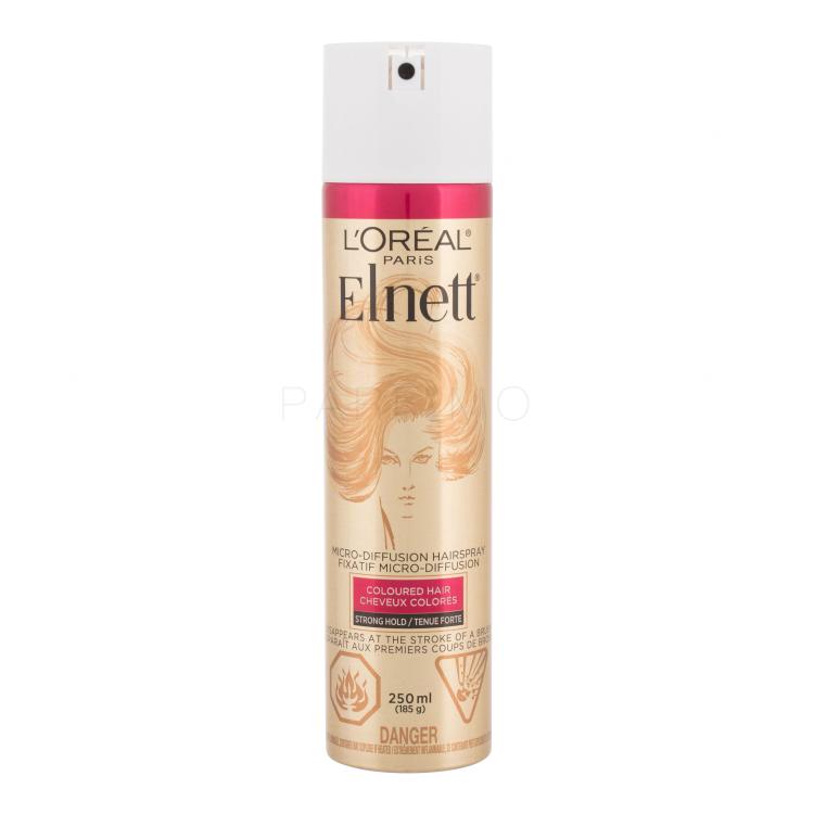 L&#039;Oréal Paris Elnett Coloured Hair Micro-Diffusion Lak za lase za ženske 250 ml