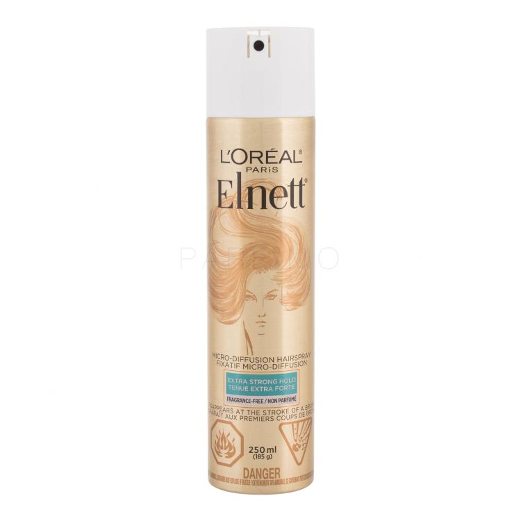 L&#039;Oréal Paris Elnett Extra Strong Hold Micro-Diffusion Lak za lase za ženske 250 ml