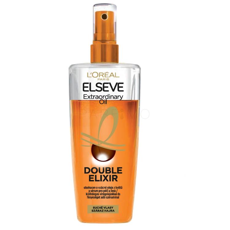 L&#039;Oréal Paris Elseve Extraordinary Oil Double Elixir Nega brez izpiranja za ženske 200 ml