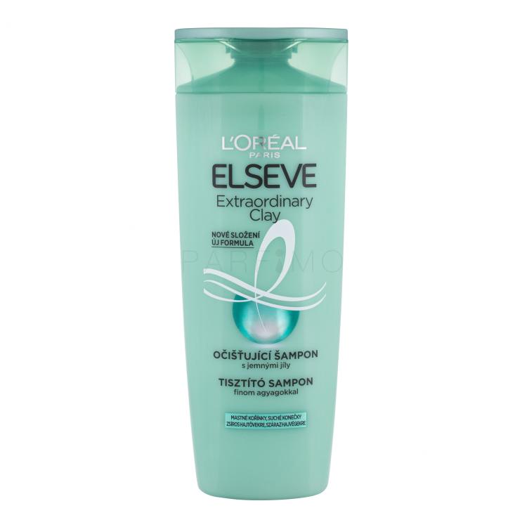 L&#039;Oréal Paris Elseve Extraordinary Clay Rebalancing Shampoo Šampon za ženske 400 ml