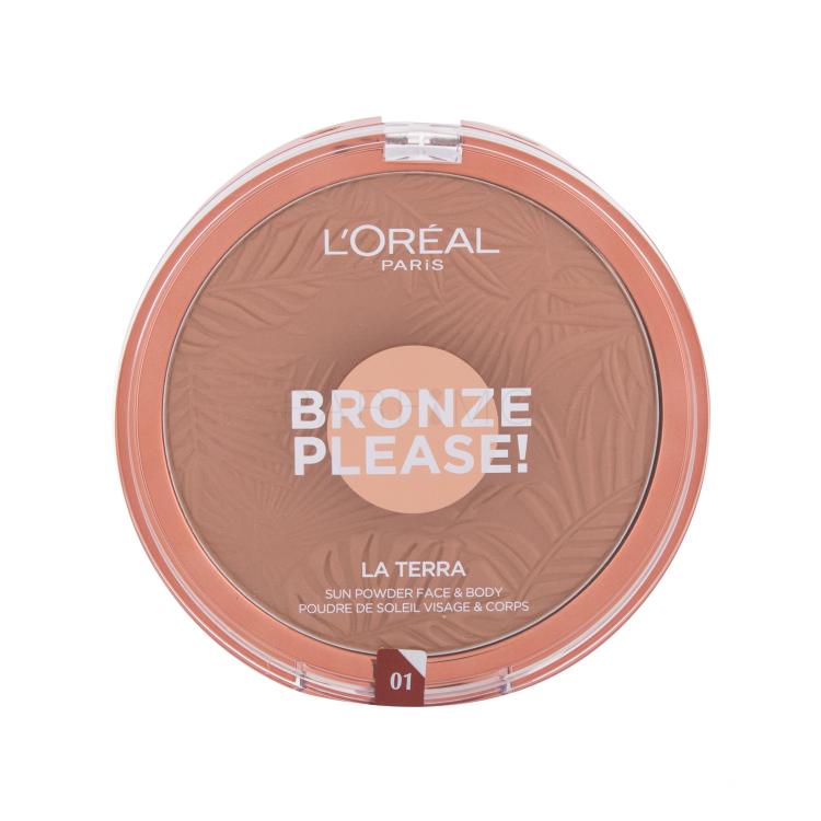 L&#039;Oréal Paris Bronze Please! Bronzer za ženske 18 g Odtenek 01