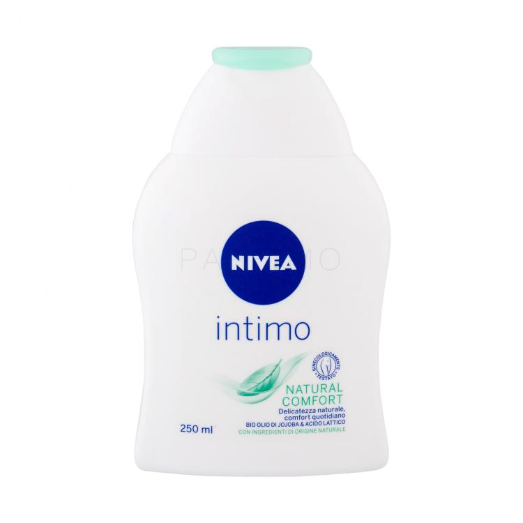 Nivea Intimo Intimate Wash Lotion Natural Izdelki za intimno nego za ženske 250 ml poškodovana škatla