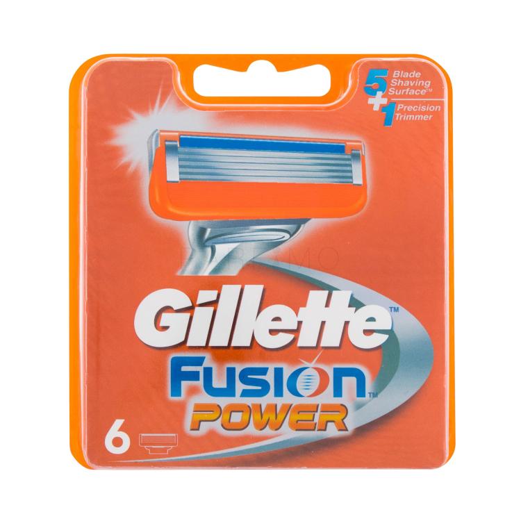 Gillette Fusion Power Nadomestne britvice za moške 6 kos