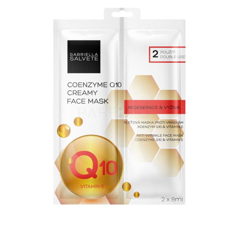 Gabriella Salvete Creamy Face Mask Maska za obraz za ženske 16 ml Odtenek Coenzyme Q10