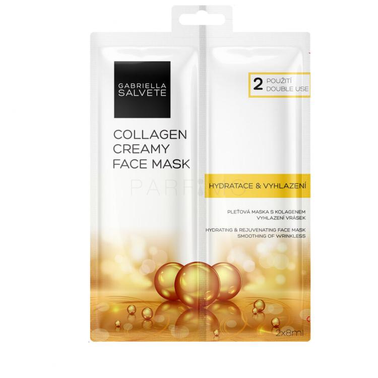 Gabriella Salvete Creamy Face Mask Maska za obraz za ženske 16 ml Odtenek Collagen