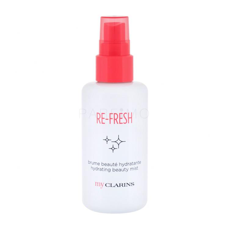 Clarins Re-Fresh Hydrating Beauty Mist Losjon in sprej za obraz za ženske 100 ml tester