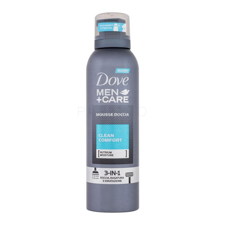 Dove Men + Care Clean Comfort Pena za prhanje za moške 200 ml