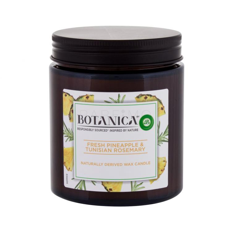 Air Wick Botanica Fresh Pineapple &amp; Tunisian Rosemary Dišeča svečka 205 g