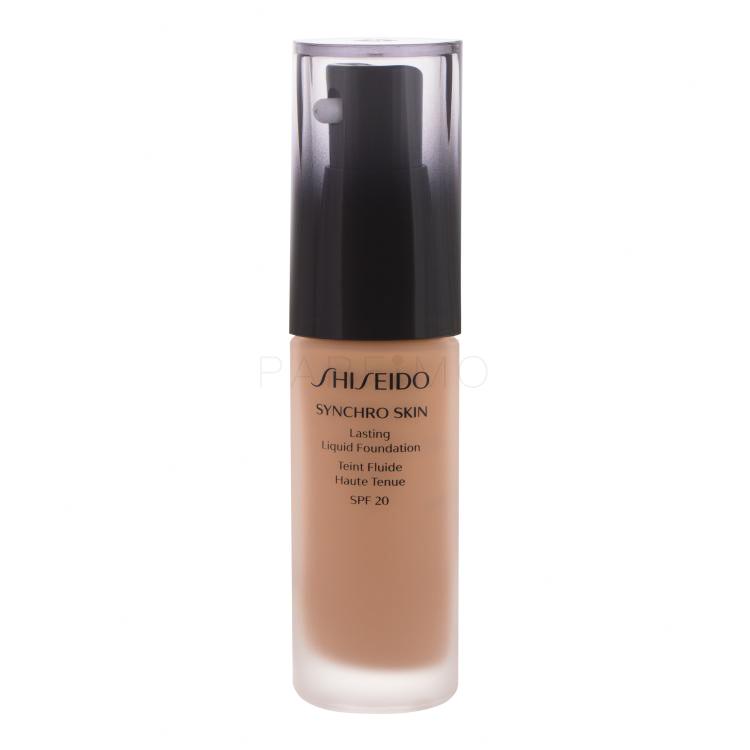Shiseido Synchro Skin Lasting Liquid Foundation SPF20 Puder za ženske 30 ml Odtenek Rose 5