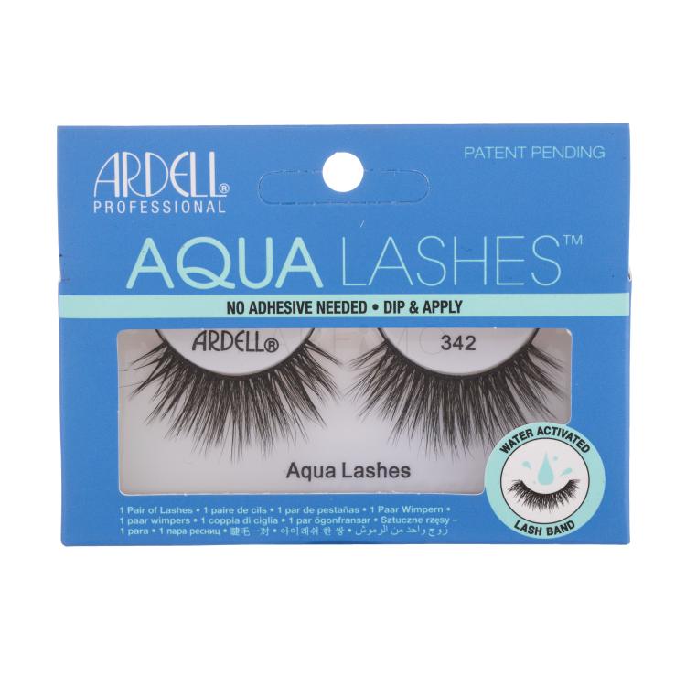 Ardell Aqua Lashes 342 Umetne trepalnice za ženske 1 kos Odtenek Black